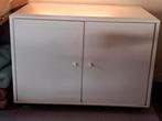 Wit gelakte lage kast, Huis en Inrichting, Kasten | Roldeurkasten en Archiefkasten, Ophalen, Gebruikt