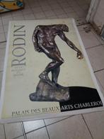 Affiche RODIN Palais des Beaux-Arts Charleroi, Collections, Comme neuf, Autres sujets/thèmes, Enlèvement, Rectangulaire vertical
