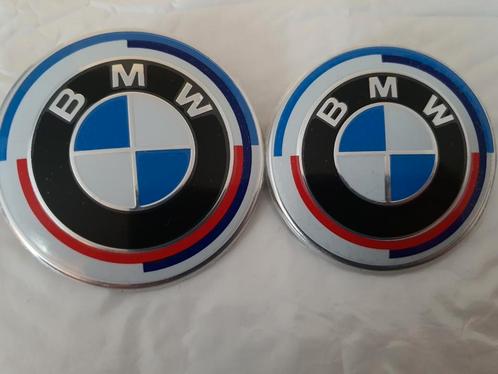 Bmw 50 jaar motorkap/kofferklep emblemen 82mm/73mm e92 g20, Auto-onderdelen, Carrosserie, Achterklep, BMW, Voor, Achter, Nieuw