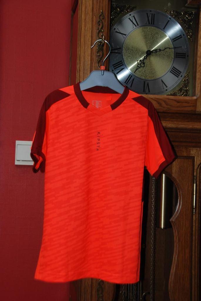 Oranje sportjack „Kipsta” T123/130 cm of 7/8A als nieuw!, Kinderen en Baby's, Kinderkleding | Maat 128, Zo goed als nieuw, Jongen of Meisje