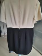 Robe noire et beige clair. Taille 42, Ophalen of Verzenden, Gedragen, Beige