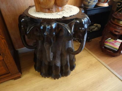 zwarthouten zware salontafel, Antiek en Kunst, Kunst | Niet-Westerse kunst, Ophalen