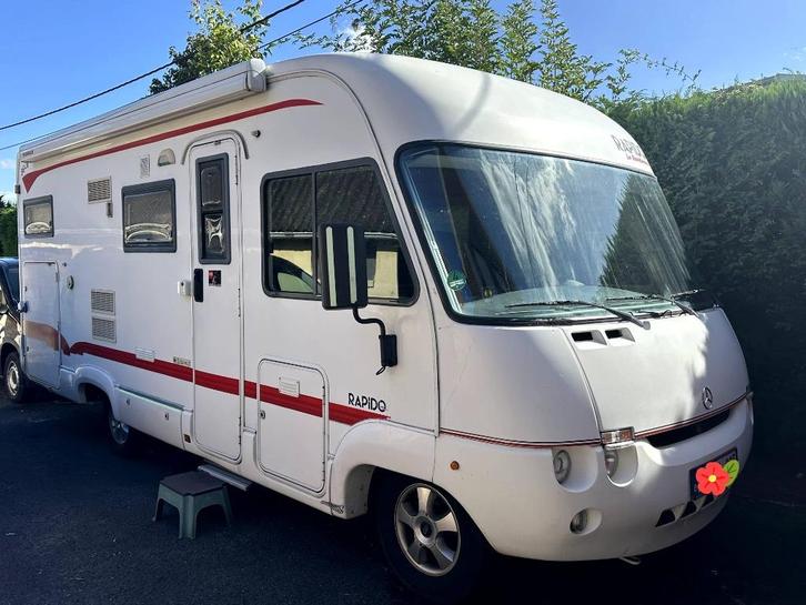 Rapido Mercedes 962, Caravans en Kamperen, Mobilhomes, Particulier, tot en met 4, Integraal, Rapido, Mercedes, Diesel, Handgeschakeld