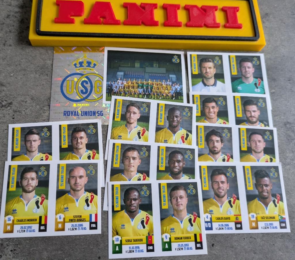 Panini FOOTBALL 2018/19 STICKERS 11X UNION S.G. VOETBAL, Ophalen of Verzenden, Nieuw