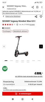 Bijna nieuwe Segway-Ninebot Max G30E II met accessoires Al, Fietsen en Brommers, Ophalen, Zo goed als nieuw