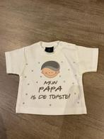 Nieuwe tshirt met tekst, Kinderen en Baby's, Babykleding | Maat 50, Ophalen of Verzenden, Nieuw, Jongetje of Meisje, Shirtje of Longsleeve
