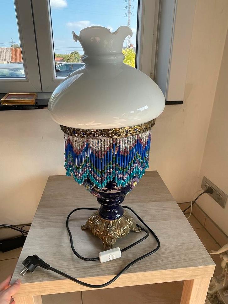 Vintage lamp, Huis en Inrichting, Lampen | Tafellampen, Zo goed als nieuw, Ophalen of Verzenden