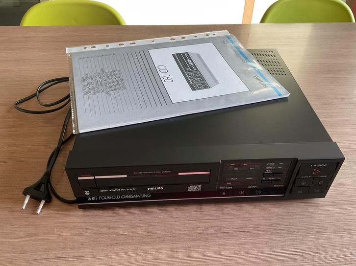 Lecteur CD Compact Disc Player Philips CD 160 Vintage, Audio, Tv en Foto, Cd-spelers, Gebruikt, Philips, Ophalen of Verzenden