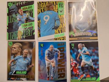 Set 6 panini haaland kaarten. beschikbaar voor biedingen