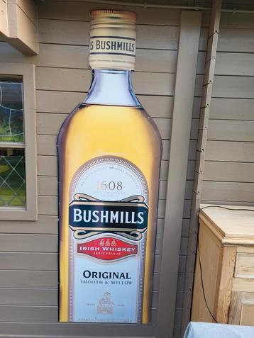 Bushmills whiskey display