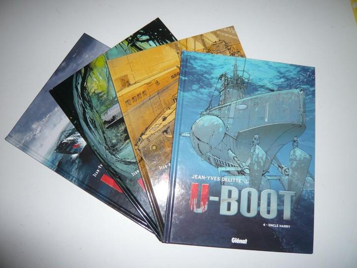 U-BOOT tomes 1 à 4 (EO ttbe) de DELITTE, Livres, BD, Utilisé, Série complète ou Série, Enlèvement ou Envoi