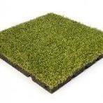 Rubbertegel met kunstgras – 100 x 100 x 2,5cm - BE, Jardin & Terrasse, Pavé & Dalles, Enlèvement ou Envoi, Neuf