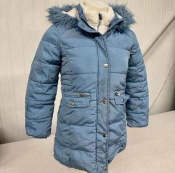 Meisjes kinderjas George blauw winter jas 7 8 9 10 11 jaar beschikbaar voor biedingen