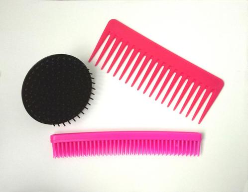 Brosse à cheveux ronde Denman + peigne D12 Denman + démêloir, Handtassen en Accessoires, Uiterlijk | Haarverzorging, Gebruikt