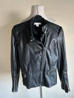 Lederen jas H&M maat 36, Kleding | Dames, Jassen | Zomer, Ophalen of Verzenden, Zo goed als nieuw, Maat 36 (S)