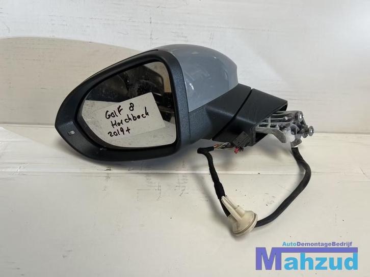 VW GOLF 8 nardo grey grijs links Spiegel 2019+, Autos : Pièces & Accessoires, Rétroviseurs, Volkswagen, Utilisé