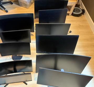 15 NIEUWE GAMING SCHERMEN (Defect!) beschikbaar voor biedingen