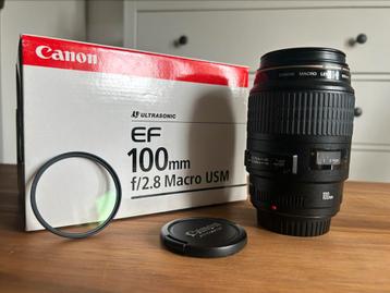 Canon EF 100mm f2.8 Macro USM beschikbaar voor biedingen