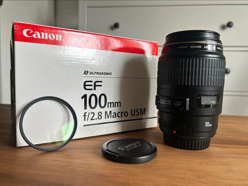 Canon EF 100mm f2.8 Macro USM, Audio, Tv en Foto, Foto | Lenzen en Objectieven, Zo goed als nieuw, Macrolens, Ophalen