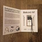 Professionele Audio Recorder Rekord M EST, Enlèvement ou Envoi, Comme neuf, Autres types