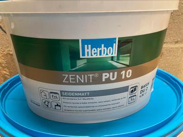 Herbol Zenit PU 10 Donkertaupekleurige muurverf voor binnen