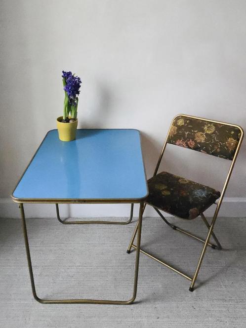 Lafuma  klaptafel - jaren 1960 - ‘Modèle déposé’ vintage, Verzamelen, Retro, Huis en Inrichting, Ophalen of Verzenden
