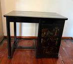 Zwart bureau asiatisch 58B/89L/72H, Ophalen, Zo goed als nieuw, Bureau