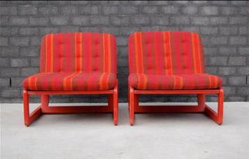Toffe vintage zetels 70ies beschikbaar voor biedingen