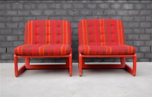 Toffe vintage zetels 70ies, Huis en Inrichting, Zetels | Zetels, Ophalen