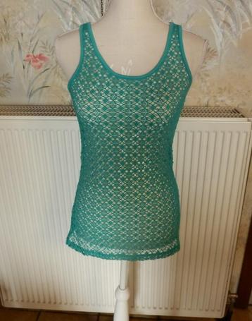 (37) -blouse femme t.36 verte - MJA - beschikbaar voor biedingen