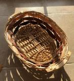 Panier en bois tressé, Comme neuf, Enlèvement, Panier, Bois