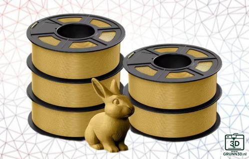 JAYO Nieuwe 3D filament PLA GOUD rol a 1,1 kilo., Computers en Software, 3D-printerbenodigheden, Nieuw, Verzenden