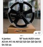 A vendre 4 jantes Rotor Audi 18” + pneus Michelin, Autos : Pièces & Accessoires, Pneus été, Enlèvement, Utilisé, Autre
