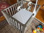 Grijs park baby, Kinderen en Baby's, Babyparken, Ophalen, Gebruikt, Vierkant, In hoogte verstelbaar