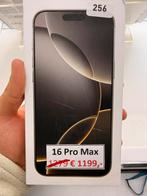 Apple iPhone 16 Pro Max, 256GB, Natural Titanium, NIEUW, Ophalen, Nieuw, IPhone 14 Pro Max
