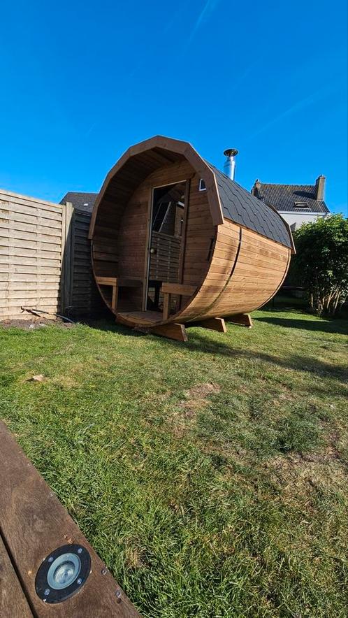 Barrel Sauna 2,5M Gratis Levering en Plaatsing, Sport en Fitness, Sauna, Nieuw, Verzenden