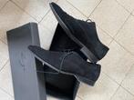 Chaussures daim noir T43 marque Zign, Gedragen, Zwart