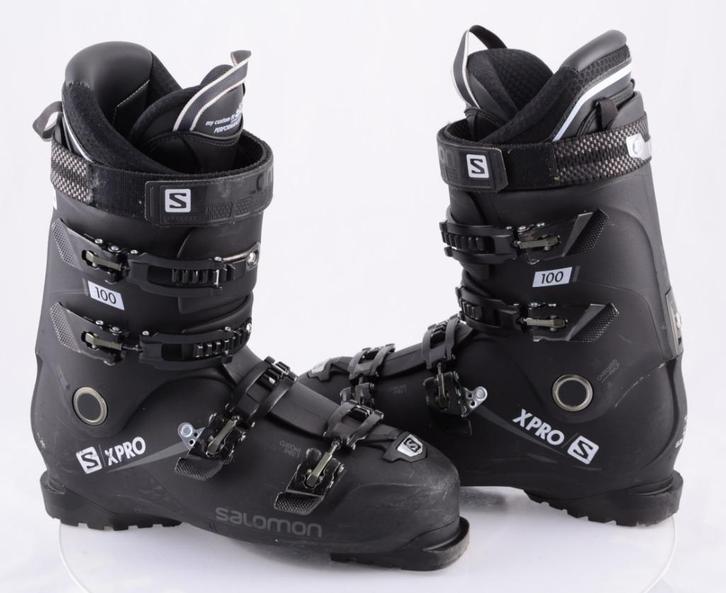 39 40 EU skischoenen SALOMON X PRO 100, OVERSIZED pivot, Sport en Fitness, Skiën en Langlaufen, Gebruikt, Schoenen, Ski, Salomon