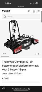 Thule VeloCompact 13-pin fietsendrager, Auto diversen, Fietsendragers, Ophalen, Gebruikt