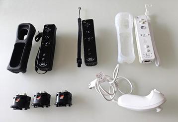 Wii Nunchucks, Wii motion plus adapter , Wii controllers beschikbaar voor biedingen