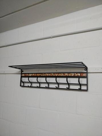 Vintage metalen kapstok | mozaïek  beschikbaar voor biedingen