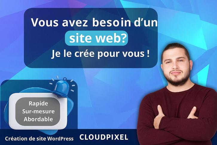 Création de site WordPress personnalisé – Rapide & abordable, Diversen, Bureau-accessoires, Nieuw, Ophalen of Verzenden