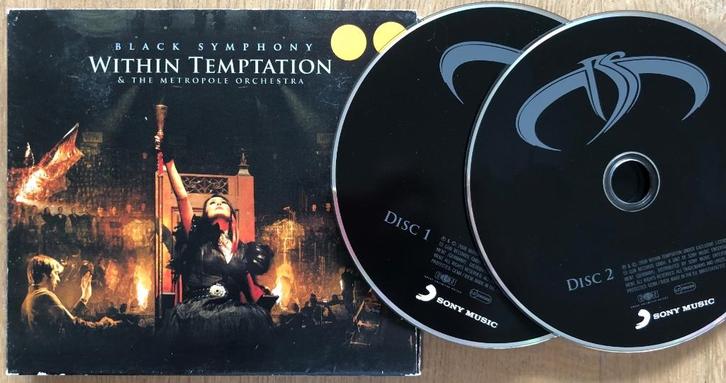 WITHIN TEMPTATION - Black symphony (2CD), Cd's en Dvd's, Cd's | Hardrock en Metal, Zo goed als nieuw, Ophalen of Verzenden