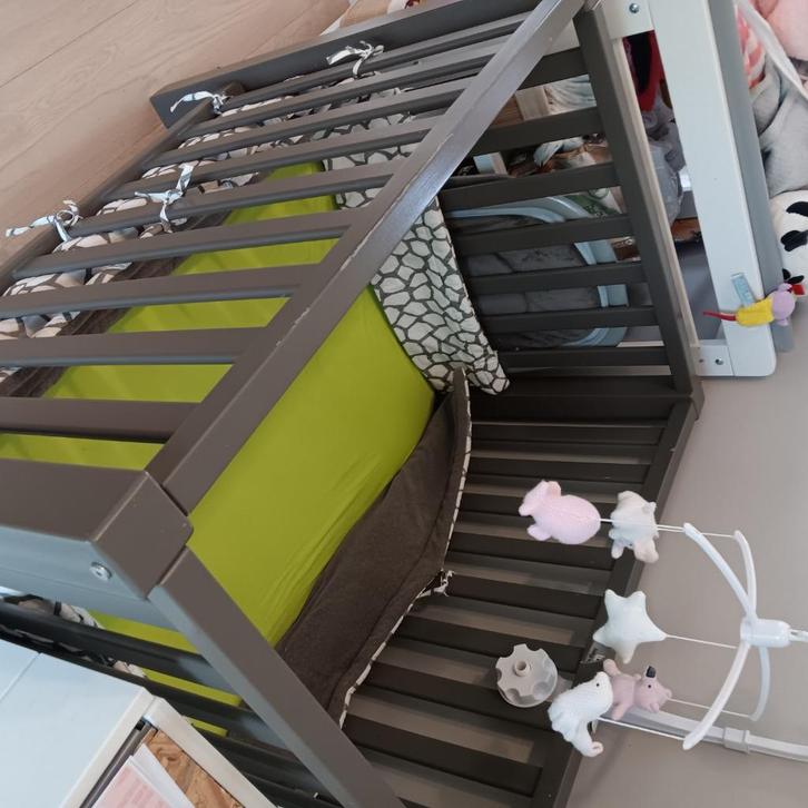 Park, Kinderen en Baby's, Babyparken, Gebruikt, Vierkant, In hoogte verstelbaar, Boxkleed, Ophalen