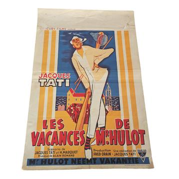 Affiche belge - Les Vacances de Monsieur Hulot beschikbaar voor biedingen