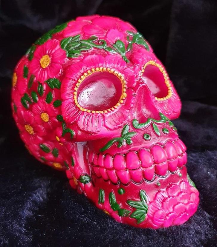 Suger Blossom Day of the Dead Skull doodshoofd decoratie, Huis en Inrichting, Woonaccessoires | Overige, Nieuw, Ophalen of Verzenden