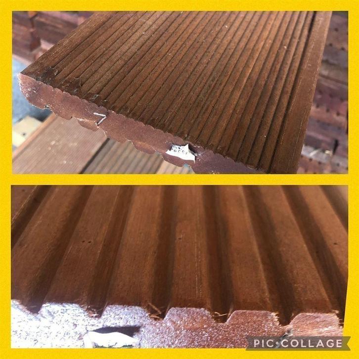 vlonderplanken hardhout- douglas - grenen., Tuin en Terras, Terrasdelen en Vlonders, Nieuw, Ophalen of Verzenden