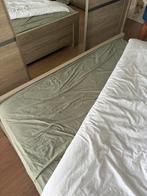 Bed 1m60 op 2m bed +lattebodem en matras in goede staat g, Tweepersoons, Ophalen of Verzenden, 160 cm, Hout