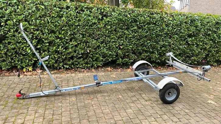 Trailer voor Laser of andere open boot, Watersport en Boten, Boottrailers, Gebruikt, Open zeilboottrailer, Minder dan 1500 kg