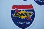 8  anciens autocollants * SUNOCO MOTOR OILS *, Verzamelen, Ophalen of Verzenden, Nieuw, Reclamebord